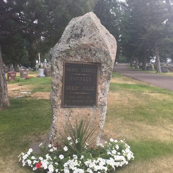 Highland Cemetery - Monument to Great Falls founder, Paris Gibson - Funeral Services & Cemeteries Near Me - Great Falls, Montana Highland Cemetery - Monument to Great Falls founder, Paris Gibson - Funeral Services & Cemeteries Near Me - Great Falls, Montana