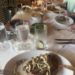 Exotic mushrooms & ribeye- money!