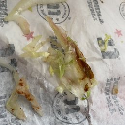 a half eaten sandwich