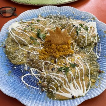 Mi Casa Restaurant - Daily Special: Chicken-Roasted Corn-Spinach Enchiladas with/ rice & beans - Mexican Near Me - Benson, Arizona