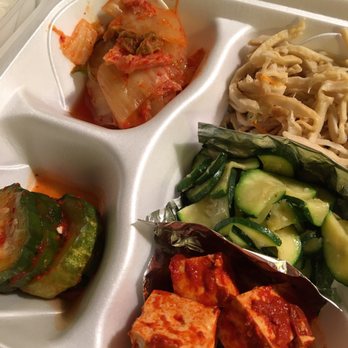 Diaspora - Sides that came with my Bulgogi carry out order - Korean Near Me - Columbus, Ohio