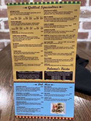 Menu photo 3 Hacienda Palomas Livingston, TX Menu photo 3 Hacienda Palomas Livingston, TX