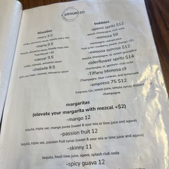 Almuerzo - Menu - Coffee & Tea Near Me - Laveen Village, Arizona Almuerzo - Menu - Coffee & Tea Near Me - Laveen Village, Arizona