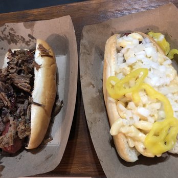 Caldwell County Mexi-Q - Brisket Dawg and Mac N Chz Dawg - Barbeque Near Me - Gilbert, Arizona