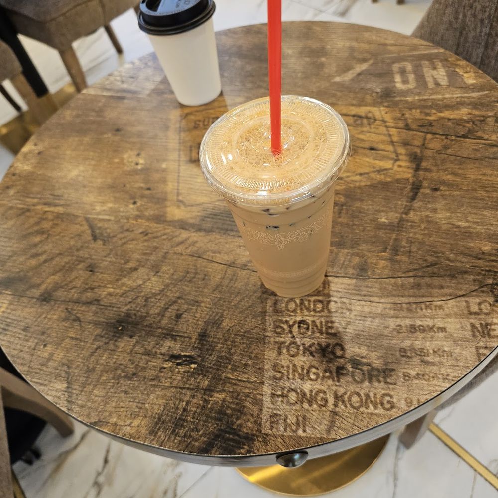 Qahwah Valley - Iced Adeni Shai/Chai. $8 + tax ($6 with large/iced.) Pricey but excellent quality so honestly worth it - Coffee & Tea Near Me - New York, New York