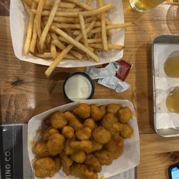 Buffalo cauliflower and fries