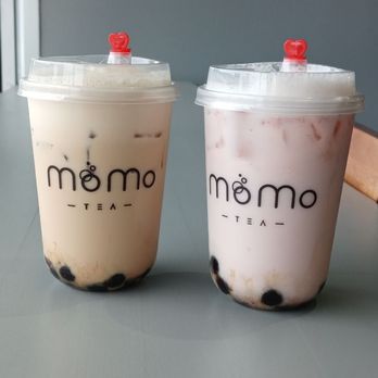 Momo Tea - Classic milk tea and strawberry milk tea - Bubble Tea Near Me - Baton Rouge, Louisiana