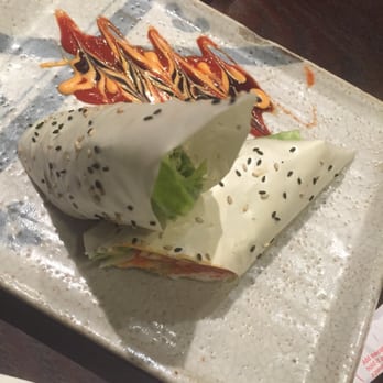 Sushi Station - Lettuce wraps $10. Delicious and refreshing, creamy avocado, with just the right kick w the spicy mayo. - Japanese Near Me - Riverside, California