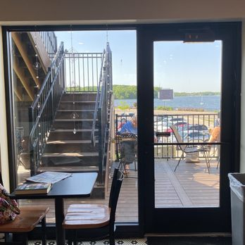 Buffalo Books & Coffee - Exit to patio - Bookstores Near Me - Buffalo, Minnesota