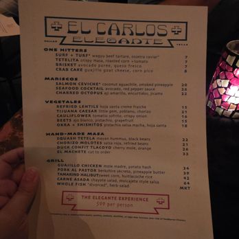 El Carlos Elegante - Mexican Near Me - Dallas, Texas