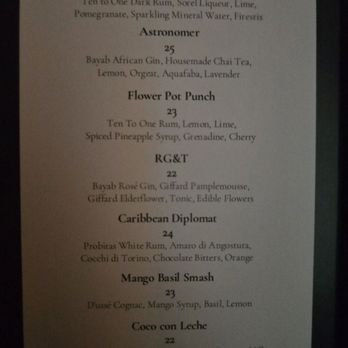 Dōgon - Cocktail menu - Caribbean Near Me - Washington, DC, District of Columbia