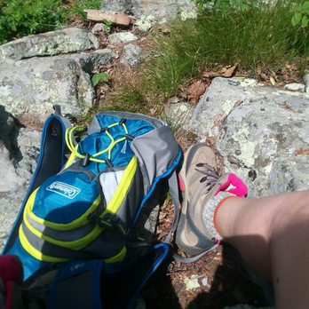 Eagle Rock / Tuscarora Trail - Almost sat on a snake here. Identical to the rock. - Hiking Near Me - Capon, West Virginia