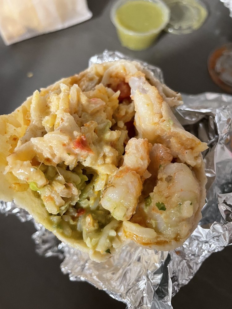 Food from El Rancho Taqueria
