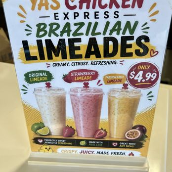 Yas Chicken Express - Limeades - Chicken Shop Near Me - Enterprise, Nevada