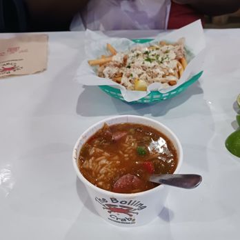 The Boiling Crab - Gumbo & Crabby fries!! Yummy!! - Cajun/Creole Near Me - Brea, California