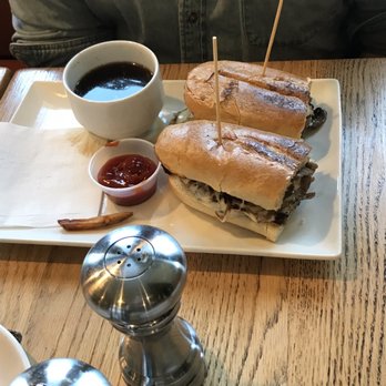 Maggie McFly's - 5/10/22 Beef grinder w/Au jus. - New American Near Me - Southbury, Connecticut Maggie McFly's - 5/10/22 Beef grinder w/Au jus. - New American Near Me - Southbury, Connecticut