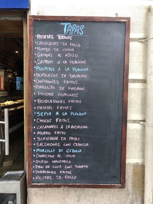 Menu photo 1 La Font de la Cervasa Barcelona, B Menu photo 1 La Font de la Cervasa Barcelona, B