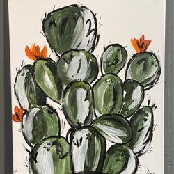 Cactus painting