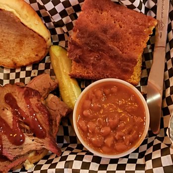Satchmo's - Brisket, beans and corn bread. - Cajun/Creole Near Me - Flagstaff, Arizona Satchmo's - Brisket, beans and corn bread. - Cajun/Creole Near Me - Flagstaff, Arizona
