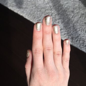 Essential Beauty Bar - Sparkly Shellac done by Sita. Love it!! - Nail Salons Near Me - Toronto, Ontario