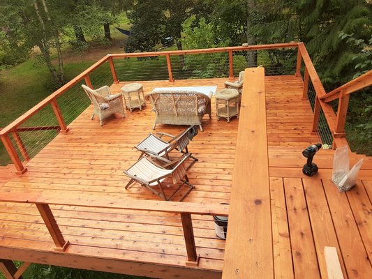 Decks & Patios - We can build them any size or with any materials you desire - we love Trex and Cedar decking materials but work with homeowners to make sure we are building the deck of their dreams and desires. We take extra steps in our deck building process to ensure the highest level of craftsmanship and longevity. We bring your renovation ideas to life - no matter how grand or complex. We are passionate about building efficiently and utilizing cutting edge solutions for everyday problems. Decks & Patios - We can build them any size or with any materials you desire - we love Trex and Cedar decking materials but work with homeowners to make sure we are building the deck of their dreams and desires. We take extra steps in our deck building process to ensure the highest level of craftsmanship and longevity. We bring your renovation ideas to life - no matter how grand or complex. We are passionate about building efficiently and utilizing cutting edge solutions for everyday problems.