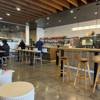 Solid Coffee Roasters - Bar area and seating - Coffee Roasteries Near Me - Artesia, California