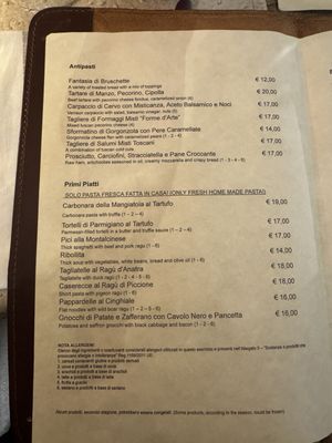 Menu photo 3 La Mangiatoia San Gimignano, SI