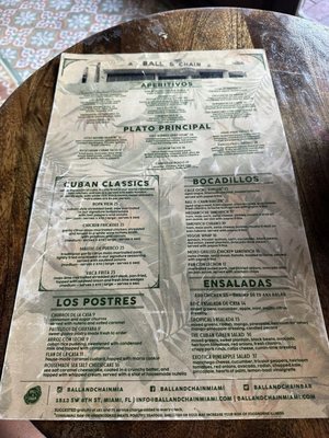 Menu photo 1 Ball & Chain Miami, FL Menu photo 1 Ball & Chain Miami, FL