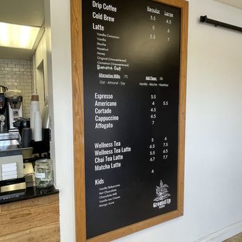 Ground Up Coffee - menu 05/2024 - Coffee & Tea Near Me - Montebello, California