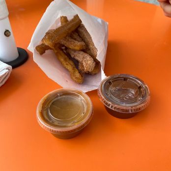 Xurro Churro Factory - Plain churros dipping sauce - Desserts Near Me - Clermont, Florida