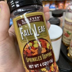 7-Eleven - I don't know why they have sprinkles at their coffee bar, but I'm not mad about it.