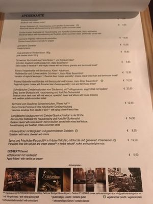 Menu photo 1 Echterdinger Brauhaus Leinfelden-Echterdingen, BW