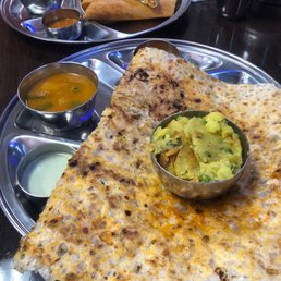Chetti pondicherry dosa, and malgudi rava masala Chetti pondicherry dosa, and malgudi rava masala