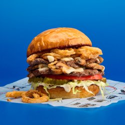 Mushroom Swiss Burger