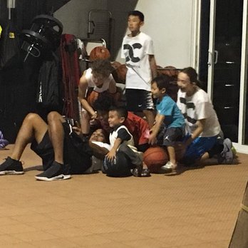 DC Complex - Hanging out in the gym with teammates and Coach J. He's a crowd favorite with kids and parents - Trainers Near Me - Chatsworth, California