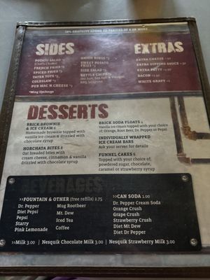 Menu photo 4 The Bricks Olsburg, KS Menu photo 4 The Bricks Olsburg, KS