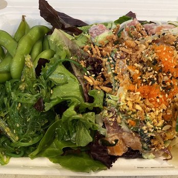 Hashtag Poki - Regular Poke Bowl with Salmon, Hamachi and Ahi Tuna - Poke Near Me - Berkeley, California