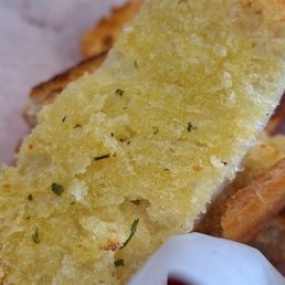 Courtesy garlic bread