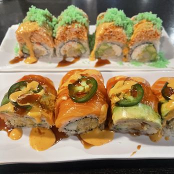 Sushi Martini - Front: Hotlanta (8) Back: Frankenstein (8) - Japanese Near Me - Rancho Cucamonga, California Sushi Martini - Front: Hotlanta (8) Back: Frankenstein (8) - Japanese Near Me - Rancho Cucamonga, California
