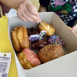 Frosty's Donuts - Bday doughnuts