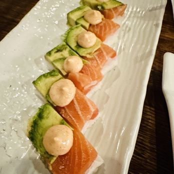 Sake Bar Hagi - Salmon Avocado Roll - Japanese Near Me - New York, New York Sake Bar Hagi - Salmon Avocado Roll - Japanese Near Me - New York, New York
