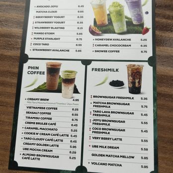 Joyu Tea & Coffee - Menu - Bubble Tea Near Me - Chesapeake, Virginia