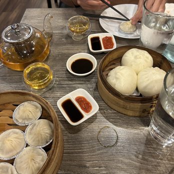 Dumpling House - D1. BBQ Pork Buns SOUP D4. Original Xiao Long Bao - Dim Sum Near Me - San Francisco, California