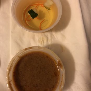 Lemonleaf Grill - Peanut and lemon grass dipping sauces for the beef satay. Both are excellent - Thai Near Me - Hicksville, New York Lemonleaf Grill - Peanut and lemon grass dipping sauces for the beef satay. Both are excellent - Thai Near Me - Hicksville, New York