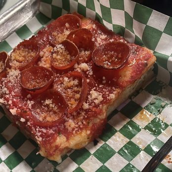 Quarter Sheets - Pepperoni Slice ($6.25), favorite slice of the night. - Pizza Near Me - Los Angeles, California Quarter Sheets - Pepperoni Slice ($6.25), favorite slice of the night. - Pizza Near Me - Los Angeles, California