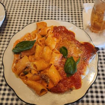 Café Carmela - Chicken parmesan with half special sauce half marinara - Italian Near Me - Philadelphia, Pennsylvania Café Carmela - Chicken parmesan with half special sauce half marinara - Italian Near Me - Philadelphia, Pennsylvania