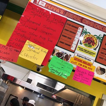 Peppa's Jerk Chicken - Menu 3/27/20 - Caribbean Near Me - Brooklyn, New York Peppa's Jerk Chicken - Menu 3/27/20 - Caribbean Near Me - Brooklyn, New York