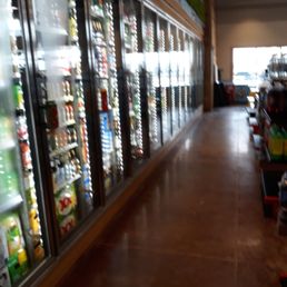 The soda and beer isle.