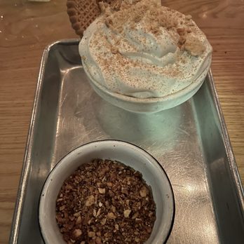 Lonesome Rose - Logan Square - Horchata soft serve with side of crushed peanut butter pretzels - Bars Near Me - Chicago, Illinois