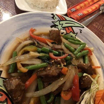 Thai Flavor - Mock duck medium spicy.  Very delicious!  Visually beautiful. - Thai Near Me - Syracuse, New York